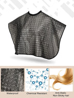 Zhanmai 4 Pieces Hair Color Shampoo Cape for Salons Waterproof Hair Washing Capes Makeup Beauty Salon Apron for Barber(Classic Color)