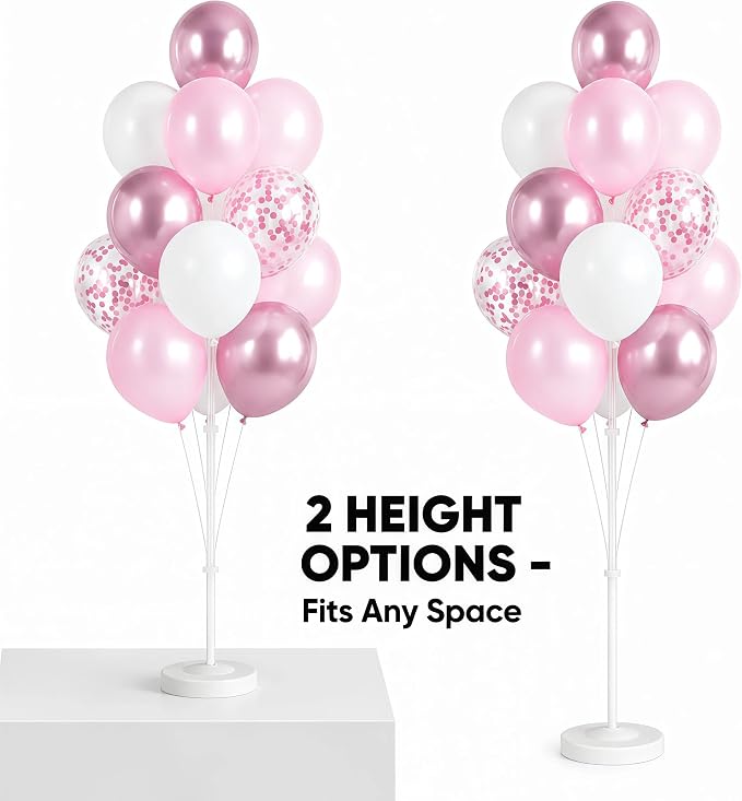 Pink Balloon Column Stand Kit - Image 3