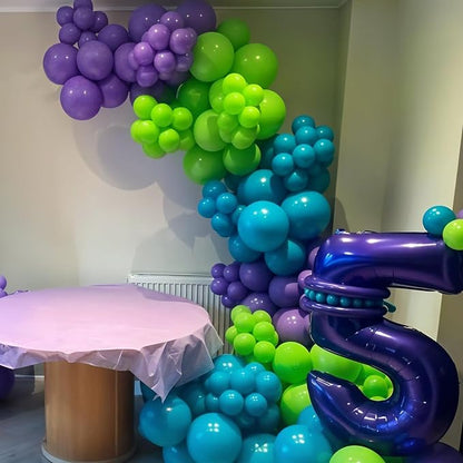 Green Purple Teal Balloons - Image 6