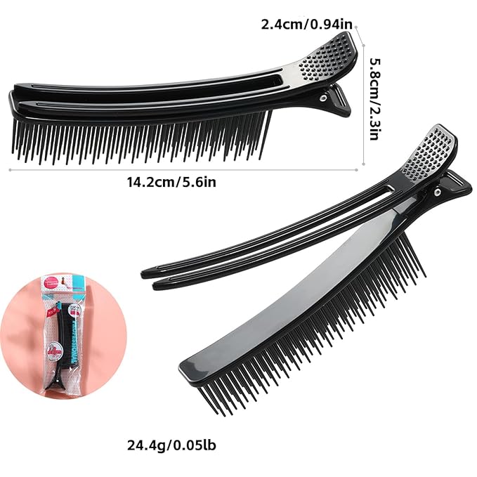 8 pcs Grip Clips for Hair Sectioning Styling, Haircuts Coloring cosmetology supplies hair cutting clips