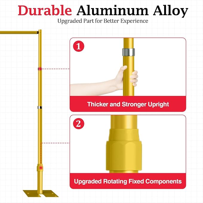 EMART 10x10ft Heavy Duty Backdrop Stand Frame - Image 3