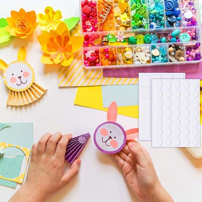 268PCS Sticky Tack for Wall Hanging, Double Sided Dots in Different Size - Image 5