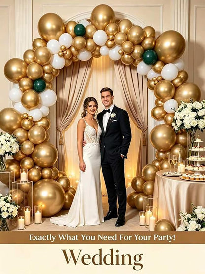 Gold Balloons 125 Pcs Gold Balloons Different Sizes 18 Inch 12 Inch 10 Inch 5 - Image 8