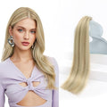 Sunny Hair Tape in Hair Extensions Real Human Hair Invisible Remy Hair Extensions Tape ins for Women Dark Blonde Highlights Light Blonde 22 inch 20Pcs 50G