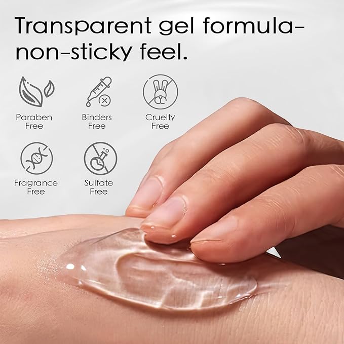 Cooling Gel for Hair Removal Device 300g Soothing Cooling Conductive Gel on Face Body Legs Arms Underarms for Woman and Men with Aloe Vera Centella Asiatica