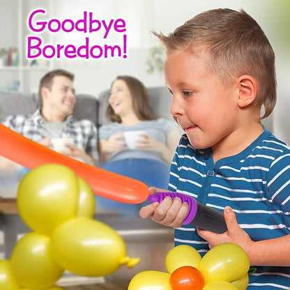 Portable Hand-Held Air Pump for Inflatables, Double Action Balloon Pump | - Image 7