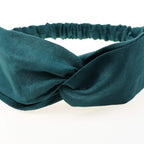 DRESHOW 10 Pack Boho Headbands for Women Girls Elastic Back Criss Cross Hair Band Twisted Head Wrap Solid Hair Accessories