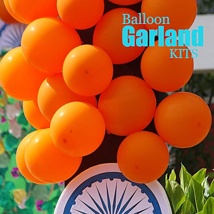 110pcs Orange Balloons 12 Inch Latex Balloon Arch Kit - Image 6
