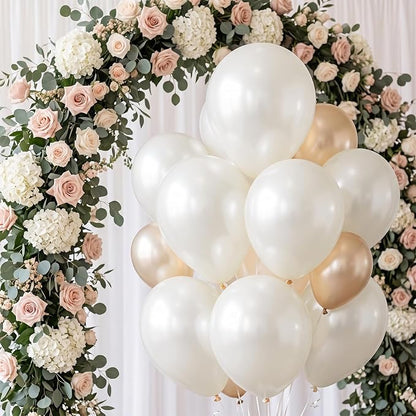 40pcs Pearl White Balloons 12 Inch, Premium Pearl Latex Balloon Kit - Image 5