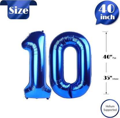 Navy Blue 10 Balloon - Image 5