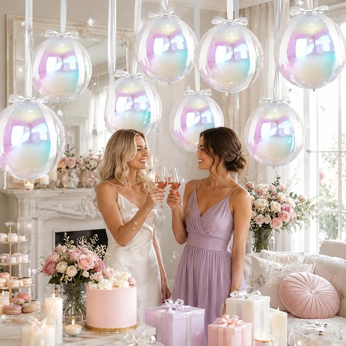 Iridescent Round Foil Balloons - Image 6