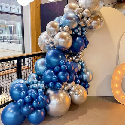RUBFAC Navy Blue Balloons 120pcs 12 Inches Latex Balloons - Image 7