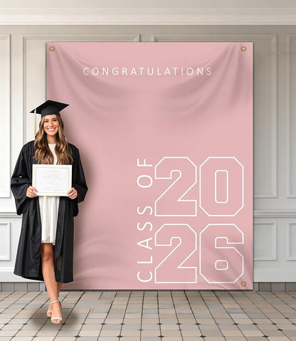 Class of 2026 Graduation Banner 5X6feet by ATFUNSHOP