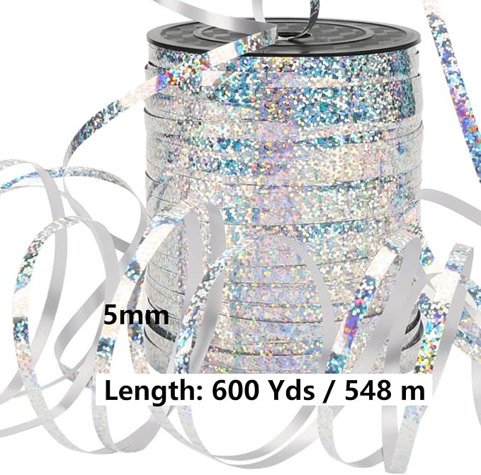 600 Yards Curling Ribbon, Balloon String Roll Ribbon and Bows - Image 4
