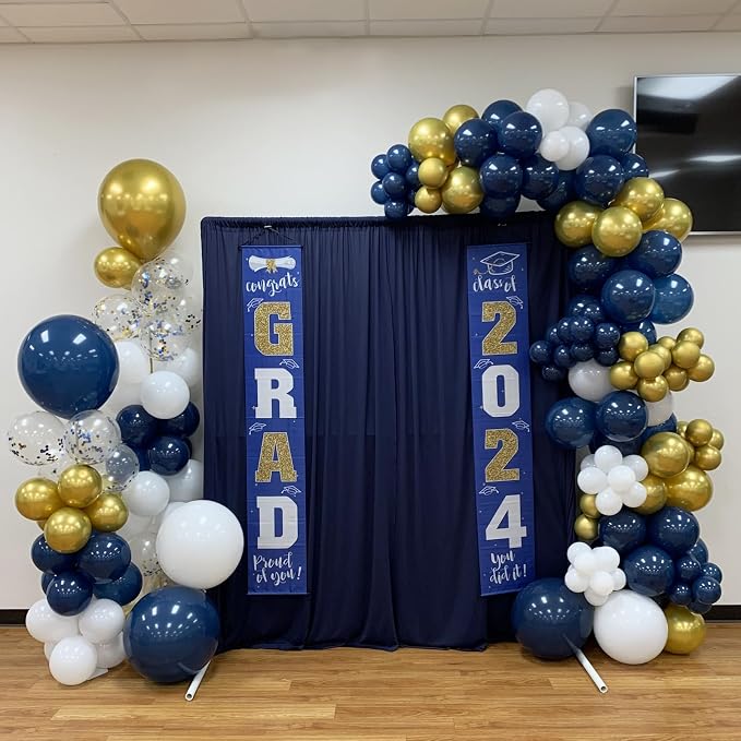 Navy Blue Balloons 110pcs 12 Inch Latex Balloon - Image 4