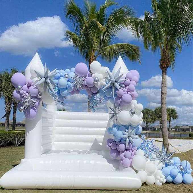 Winter Wonderland Balloon Arch Garland Kit, Baby Blue Purple Balloons - Image 9