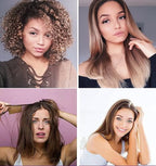 Gold Label Brazilian Keratin Hair Treatment Straightening works on All Hair Types Incl Coarse Thick Dry Frizzy Curly Bleached Dominican Brazilian Indian Strong formula Hair 240ml