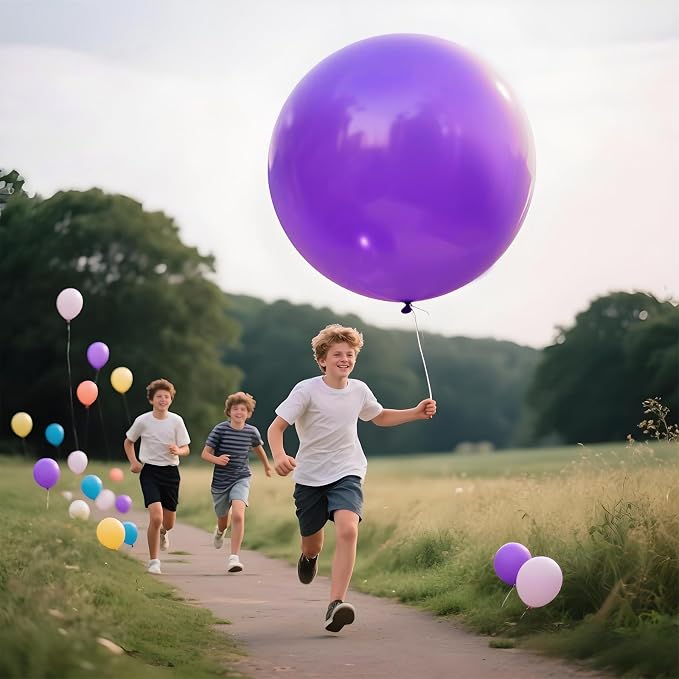 Purple Balloons 9pcs, 36 Inch Large Balloons - Image 7