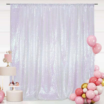 SquarePie 6x8ft Iridescent Sequin Backdrop, High Density Non-Transparent - Image 7