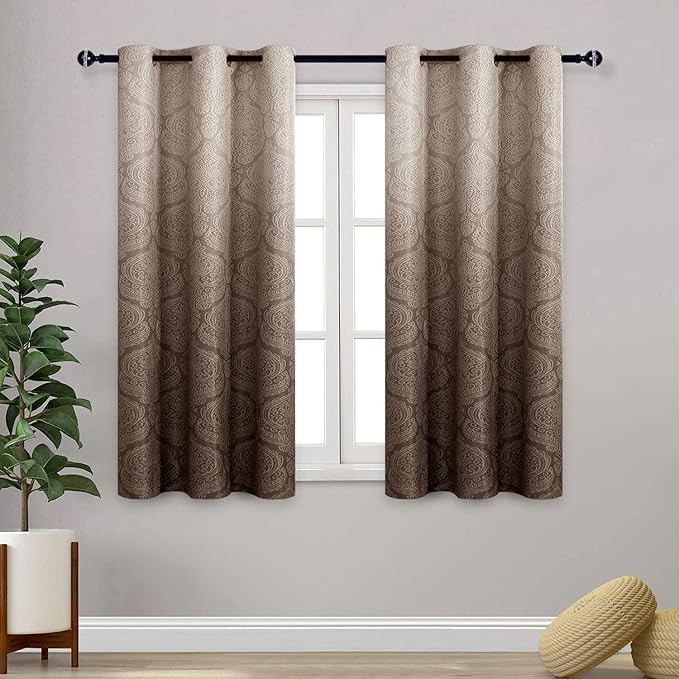 DWCN Ombre Blackout Curtains for Living Room by DWCN