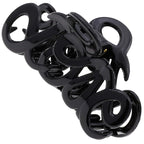 Camila Paris CP3026 French Hair Clip for Women, 3.25 inch Girls Hair Claw Clips Jaw Black Cellulose, Fashion Durable and Styling Hair Accessories for Women, Strong Hold No Slip Grip, Made in France