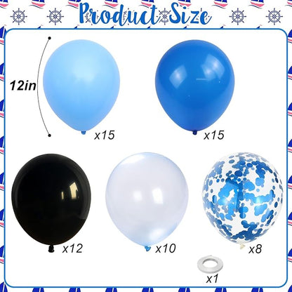 Blue and Black Balloons - Image 2