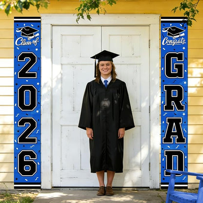 2026 Graduation Decorations, Congrats Grad Banner Backdrop - Image 7