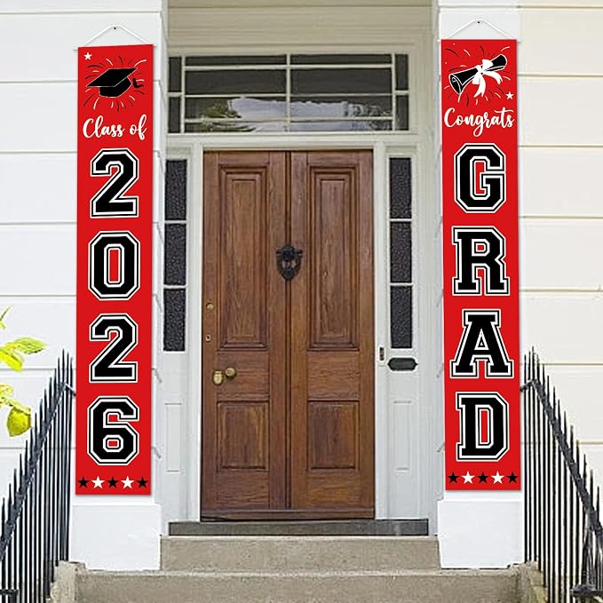 Graduation Decorations Class of 2026 Hanging Grad Banner, Graduation - Image 4