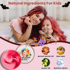Temporary Red Hair Color Wax for Kids, Washable Colored Hair Styling Mud, Women Men Style Dye for Girls Boys Teens, Instant Hair Coloring Gel Cream for DIY Cosplay Halloween Children's Day
