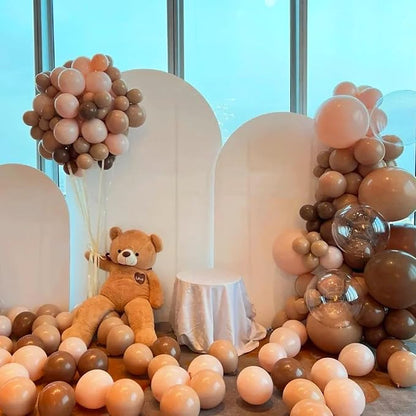 Voircoloria 90pcs Coffee Balloons Garland Arch Kit, 18 12 10 5 Inch | - Image 6