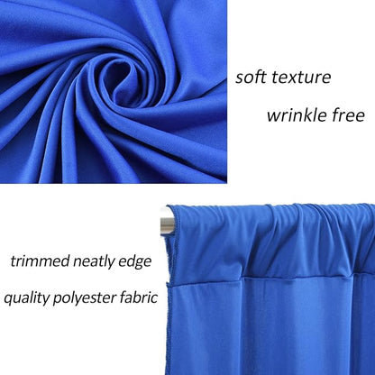 AK TRADING CO. 10 feet x 10 feet Polyester Backdrop Drapes Curtains Panels - Image 8