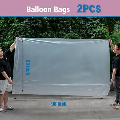 2 Pcs 59" x 98.4" Balloon Bags to Transport balloons - Image 2