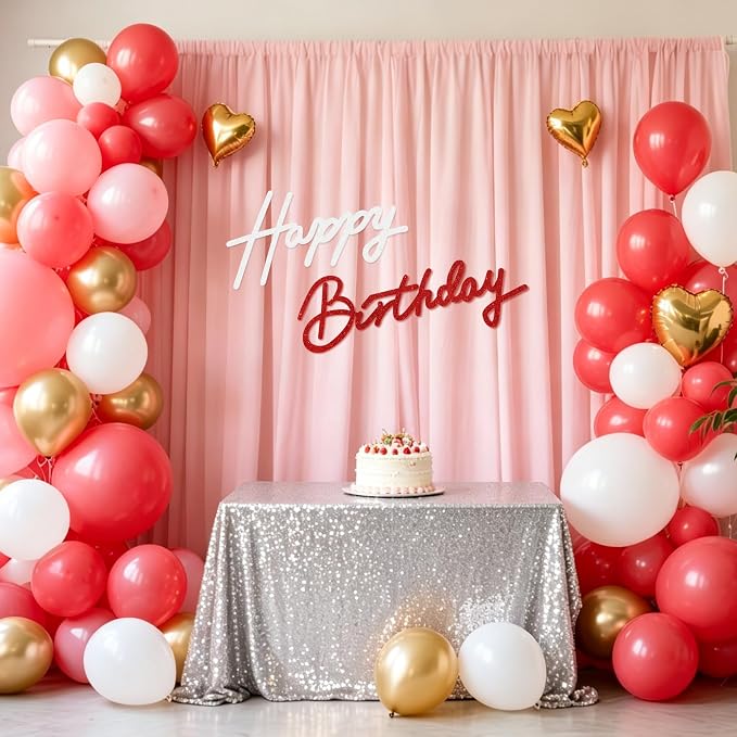 TONIFUL Happy Birthday Sign for Backdrop - Image 4