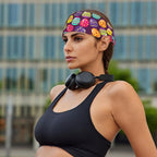 Easter Bunny & Eggs Style Sports Headband for Men Women Moisture Wicking Sweatband for Basketball, Running, Gym