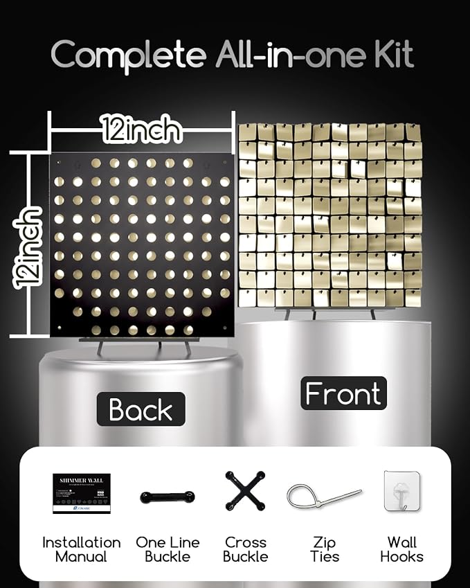 ProBlack Series Shimmer Wall Backdrop - Image 2