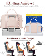 Gym Bag Womens,Travel Duffel Carry on Bag Sport Tote Bag Weekend Overnight Bag