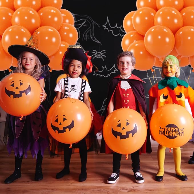 50pcs Orange Balloons, Helium 12inch Orange Party Balloons - Image 5