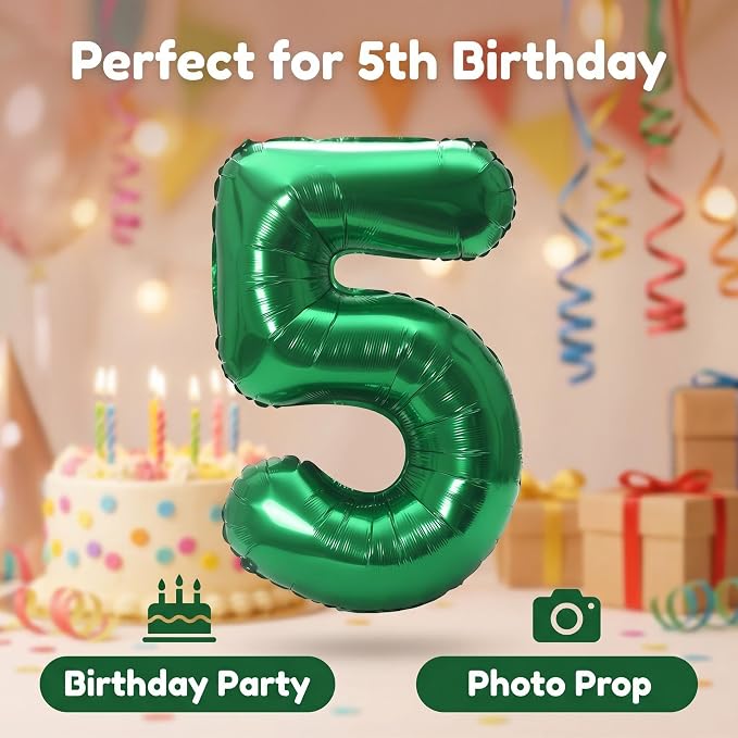 YPSelected 32 Inch Large Foil Helium Number Balloon Birthday Wedding Party 0-9 - Image 5