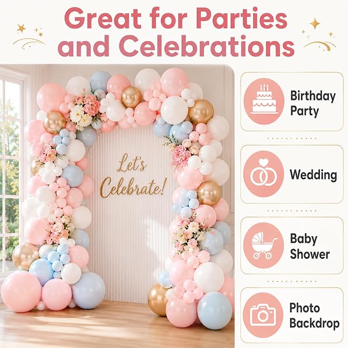 15 Pack Balloon Arch Clips, 3.5" Clear Spring Clamps - Image 7