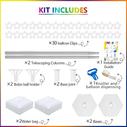 Balloon Column Stand Kit, 6.7Feet Height Adjustable Balloon Tower Pillar - Image 4