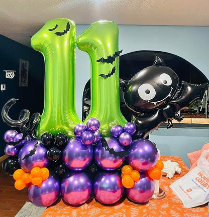 40 inch Number Balloon 0-9 Green Large Number 11 Balloons, Digital Balloons - Image 3