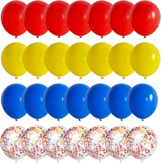 Balloons Red Blue Yellow, 12 Inch Primary Color Helium Balloons - Image 9