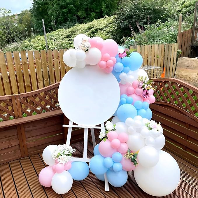 Pink and Blue Party Balloons - Image 6