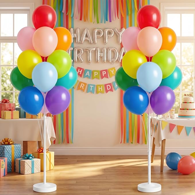 2Set Assorted Bright Balloon Column Stand Kit - Image 7