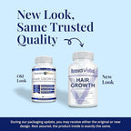 Research Verified Hair Growth Support - with Biotin, DHT Blockers & Vitamins - Hair Growth and Hair Loss Prevention - 180 Capsules - 3 Month Supply