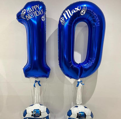 Navy Blue 20 Balloon Numbers, 40 Inch Dark Blue 20 Birthday Balloons Large Foil - Image 4