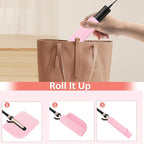 Quccefods 2 Pack Heat Resistant Mat Large Silicone Hot Hair Tools Holder for Curling Irons Flat Iron Hair Styling Tools Mat Portable Vanity Pad