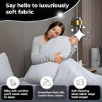 Silvery Restcool™ Silver Infused Cooling Pillowcase Set - 2 Pack Self-Cooling Pillowcases with Silvery Technology™ for Hot Sleepers & Night Sweats (Gray, Queen (U.S. Standard))