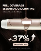 Large Hair Curling Wand, 1.6 Inch Big Barrel Curling Iron, 43 Million Ionic Ceramic Curler with 3 Temp, Auto Shut-Off, Long Barrel Curling Wand for Long Hair, Dual Voltage, White