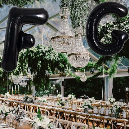 TONIFUL 40 Inch Large Black G Letter Balloon - Image 5